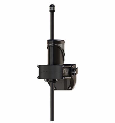 This is a product view of the power pole micro anchor from the back