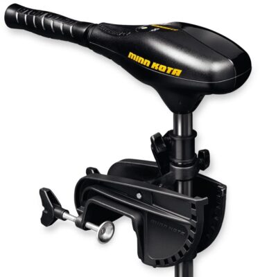 This is the top view of the minn kota trolling motor.