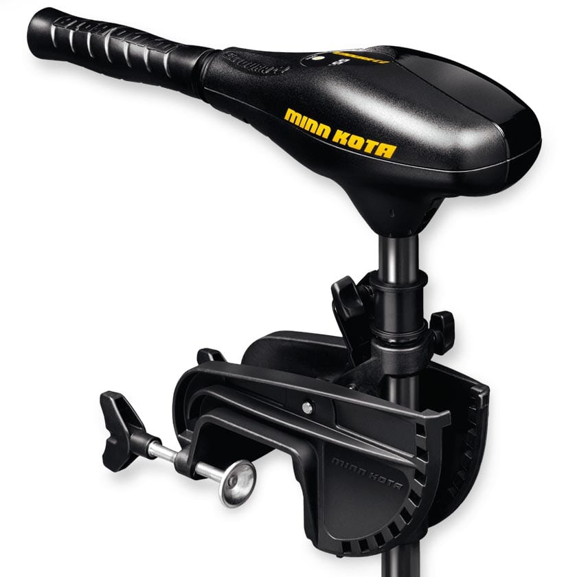 This is the top view of the minn kota trolling motor.